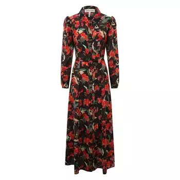 Шелковое платье Saloni