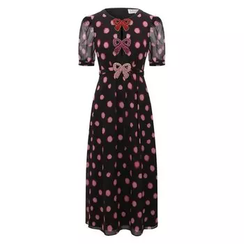 Шелковое платье Saloni