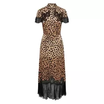 Шелковое платье Saloni