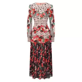 Шелковое платье Saloni