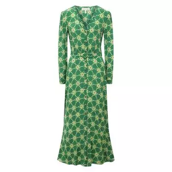 Шелковое платье Saloni