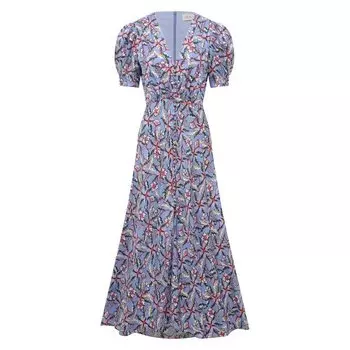 Шелковое платье Saloni