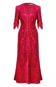 Шелковое платье Saloni