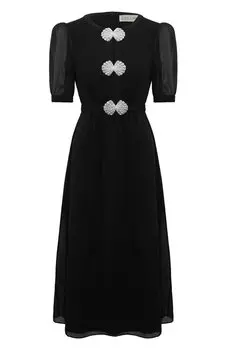 Шелковое платье Saloni