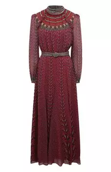 Шелковое платье Saloni