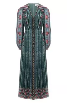 Шелковое платье Saloni