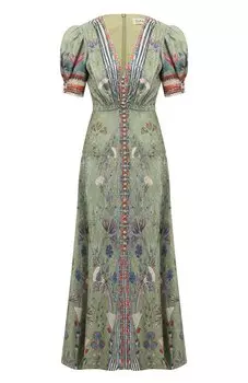 Шелковое платье Saloni