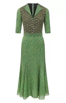 Шелковое платье Ulyana Sergeenko