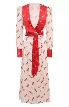 Шелковое платье Ulyana Sergeenko