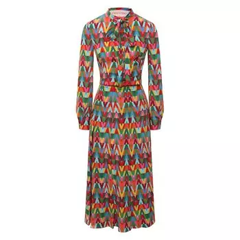 Шелковое платье Valentino