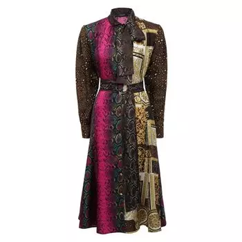 Шелковое платье Versace