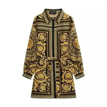 Шелковое платье Versace