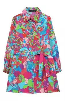 Шелковое платье Versace