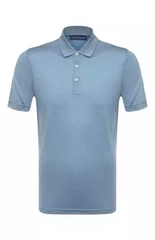 Шелковое поло Andrea Campagna