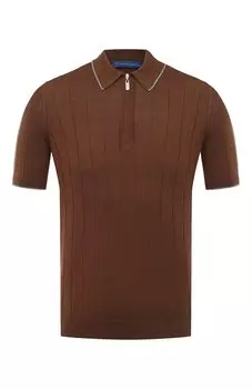 Шелковое поло Andrea Campagna