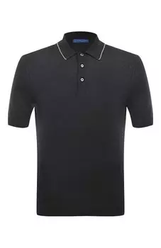 Шелковое поло Andrea Campagna