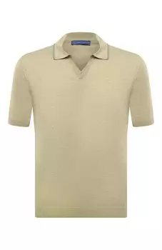 Шелковое поло Andrea Campagna