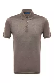 Шелковое поло Andrea Campagna