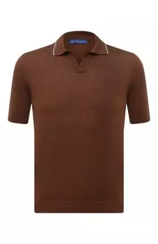 Шелковое поло Andrea Campagna