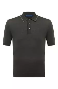 Шелковое поло Andrea Campagna