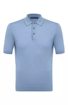 Шелковое поло Andrea Campagna