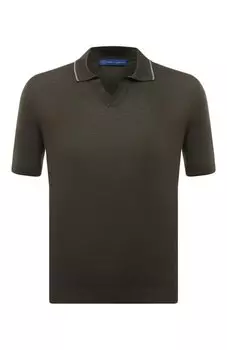 Шелковое поло Andrea Campagna