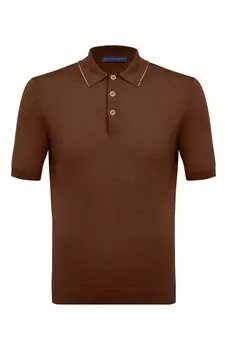 Шелковое поло Andrea Campagna