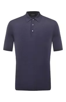 Шелковое поло Andrea Campagna