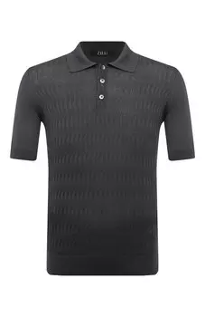 Шелковое поло Zilli