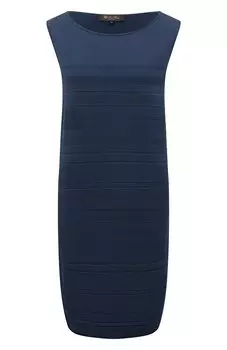 Шелковое вязаное платье без рукавов Loro Piana