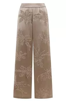 Шелковые брюки Brunello Cucinelli