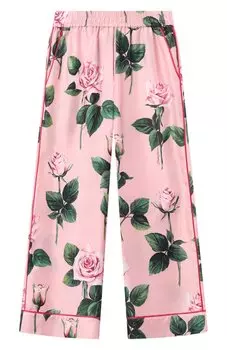 Шелковые брюки Dolce & Gabbana