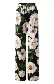 Шелковые брюки Dolce & Gabbana