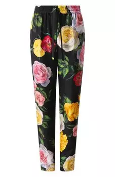 Шелковые брюки Dolce & Gabbana