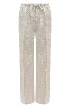 Шелковые брюки Dries Van Noten