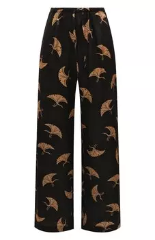 Шелковые брюки Dries Van Noten