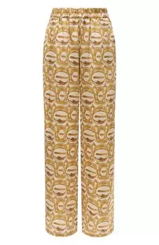 Шелковые брюки Хохлома х Алена Ахмадуллина