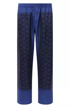 Шелковые пижамные брюки Versace