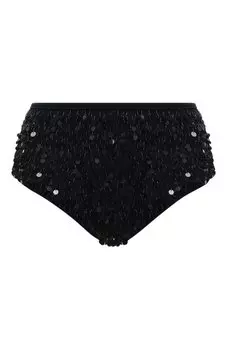 Шелковые шорты с отделкой пайетками Maison Margiela