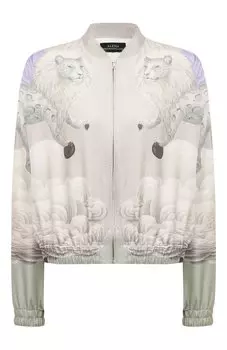Шелковый бомбер Akhmadullina