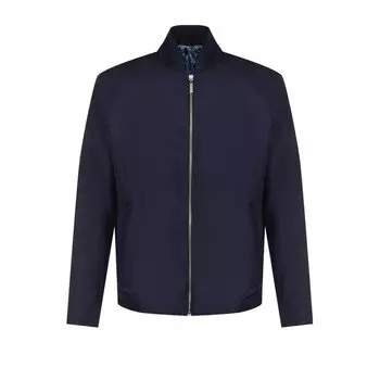 Шелковый бомбер на молнии Zilli