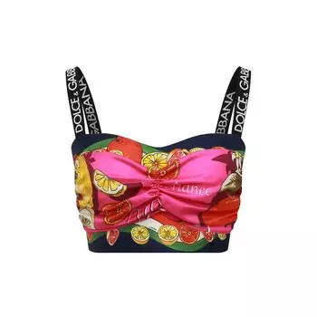 Шелковый бра-топ Dolce &amp; Gabbana