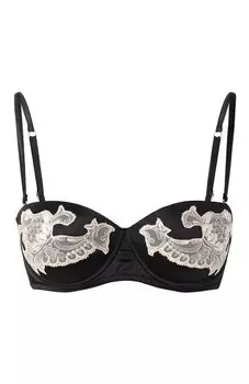 Шелковый бюстгальтер-балконет C.alla