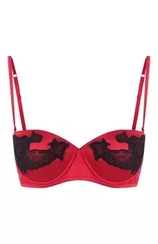 Шелковый бюстгальтер-балконет C.alla