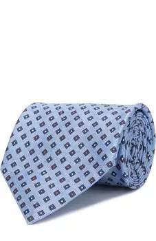 Шелковый галстук с узором Brioni
