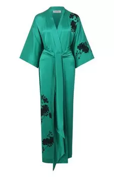 Шелковый халат Carine Gilson