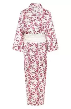 Шелковый халат PRIMROSE