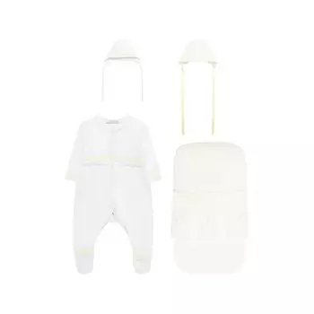 Шелковый комплект на выписку Chepe