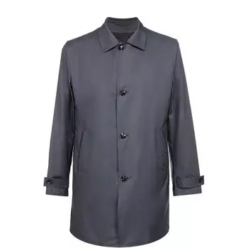 Шелковый плащ с кашемировой подстежкой Kiton