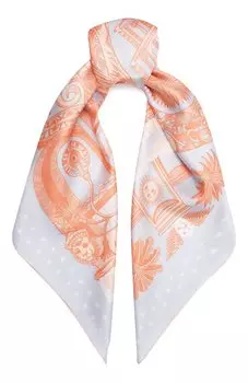 Шелковый платок Blue Ice Palace KIRILL OVCHINNIKOV
